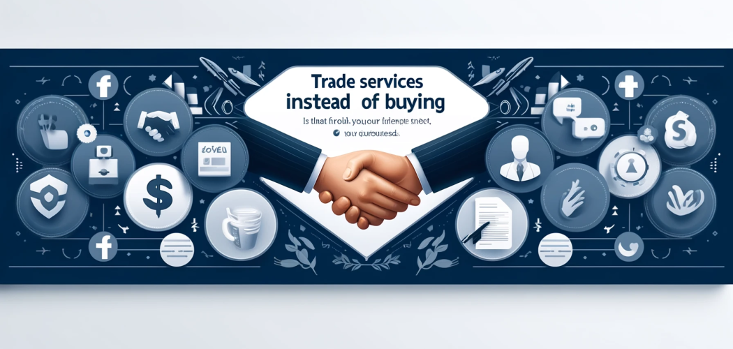 Smart Reasons to Trade Services Instead of Buying